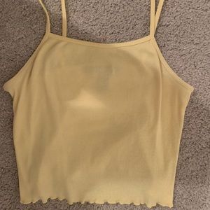 Forever 21 yellow tank top